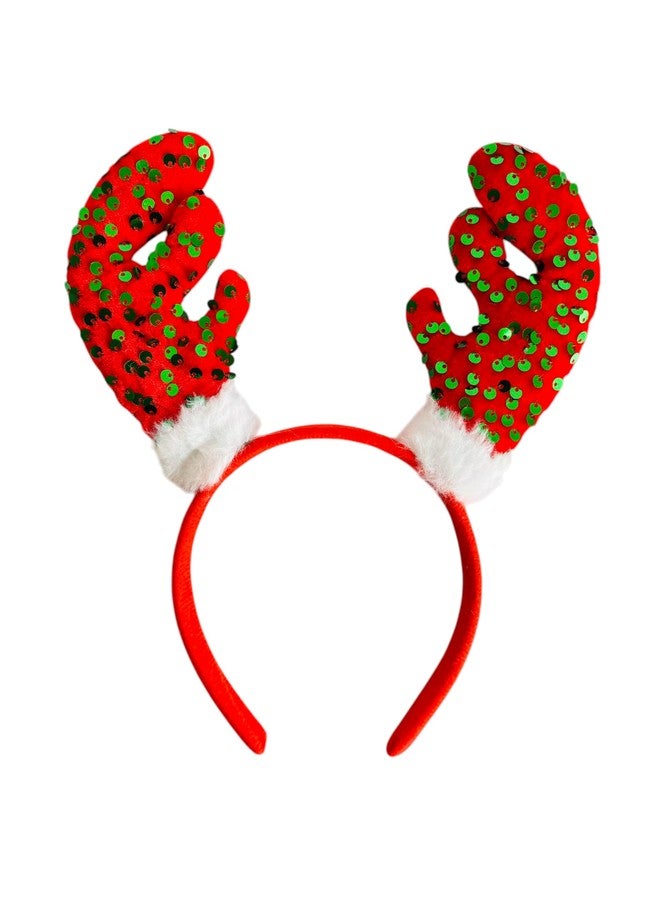 PartyToko 2pcs Christmas Headbands Adorable Luminous Hair Hoops Headdress Santa Claus Snowman Headband for Christmas Costume and Decoration - Pack of 2pcs - Image 5